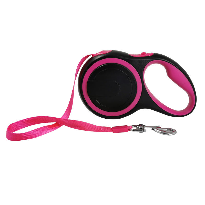 KFX-5417277 Retractable Telescopic Pet Leash for Small to Medium Dogs, Comfortable Handle, Adjustable Length