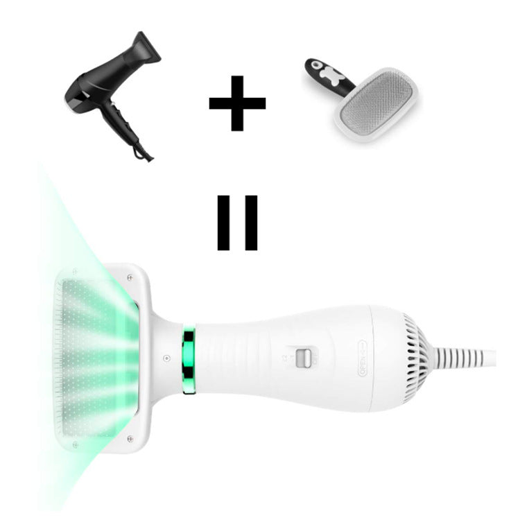 KFX-5419069 Pet Electric Hair Dryer Comb for Dogs and Cats with Two-Speed Air Volume Adjustment