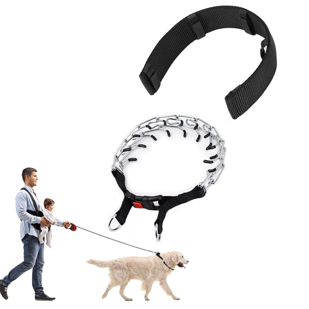 KFX-5419453 Dog Training Stimulation Chain Collar for Effective Pet Training and Control