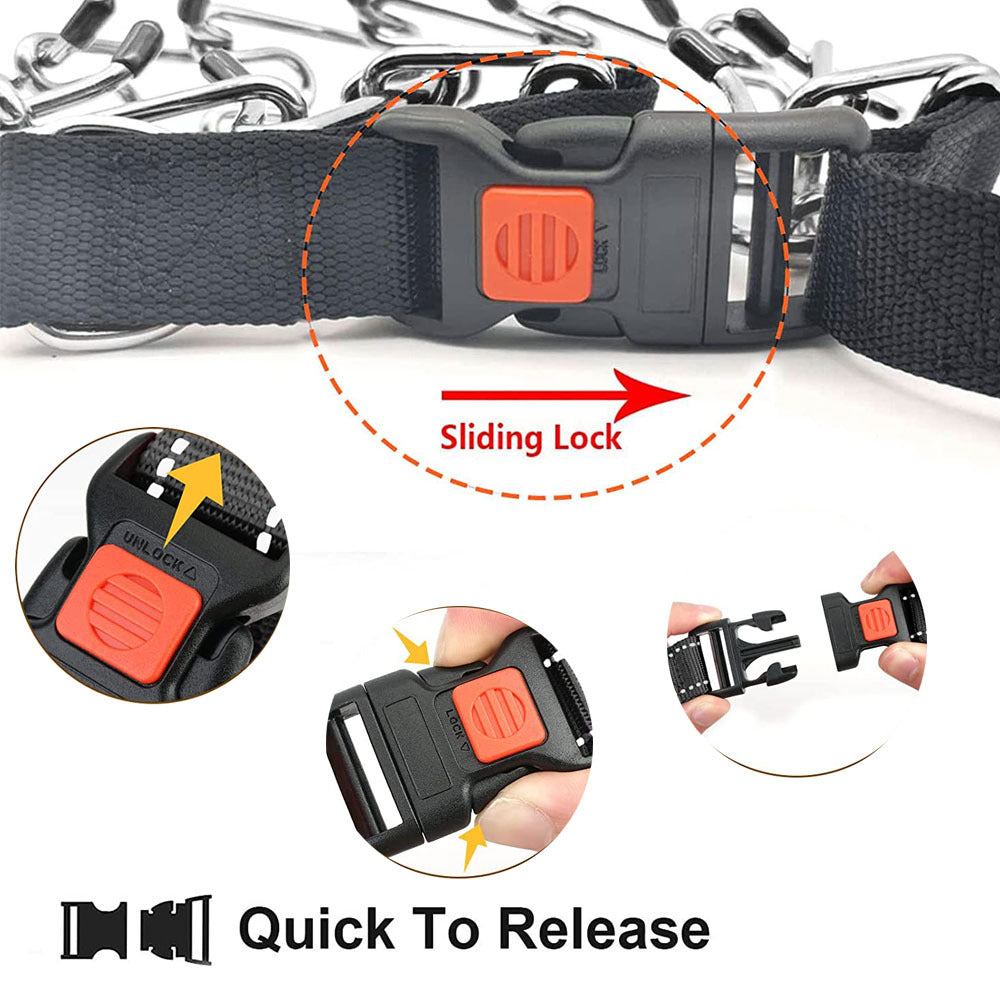 KFX-5419453 Dog Training Stimulation Chain Collar for Effective Pet Training and Control