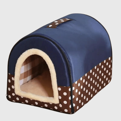 KFX-5423293 Portable Removable Dog House with Washable Fabric for Large Breeds