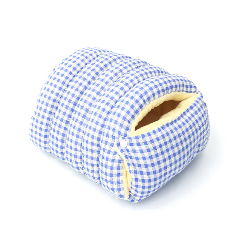 KFX-5433021 Cozy Semi-Enclosed Cat Nest Sleeping Bag with Removable Washable Cover in Various Colors