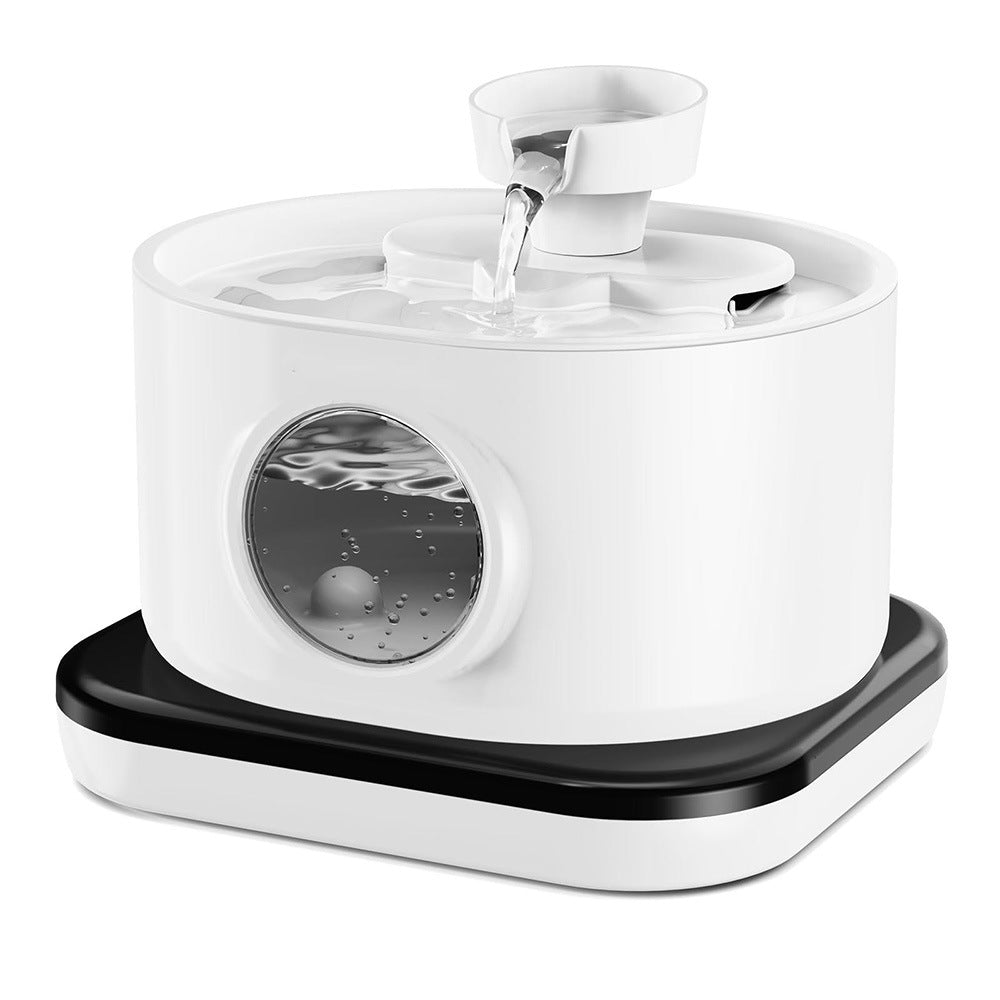 KFX-5440573 Wireless Intelligent 28L Induction Cat and Dog Water Fountain with USB Charging Options
