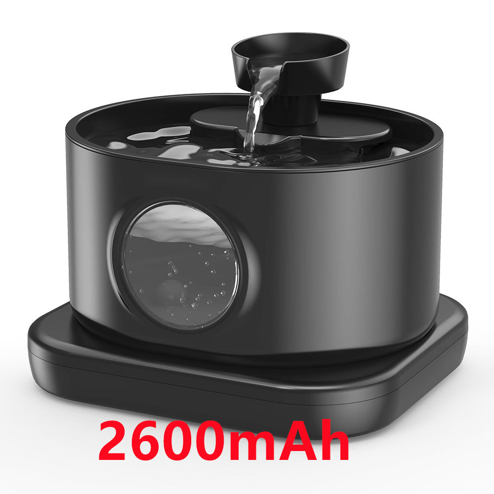 KFX-5440573 Wireless Intelligent 28L Induction Cat and Dog Water Fountain with USB Charging Options
