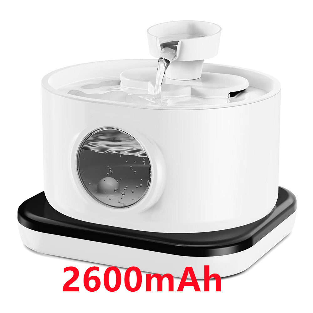 KFX-5440573 Wireless Intelligent 28L Induction Cat and Dog Water Fountain with USB Charging Options