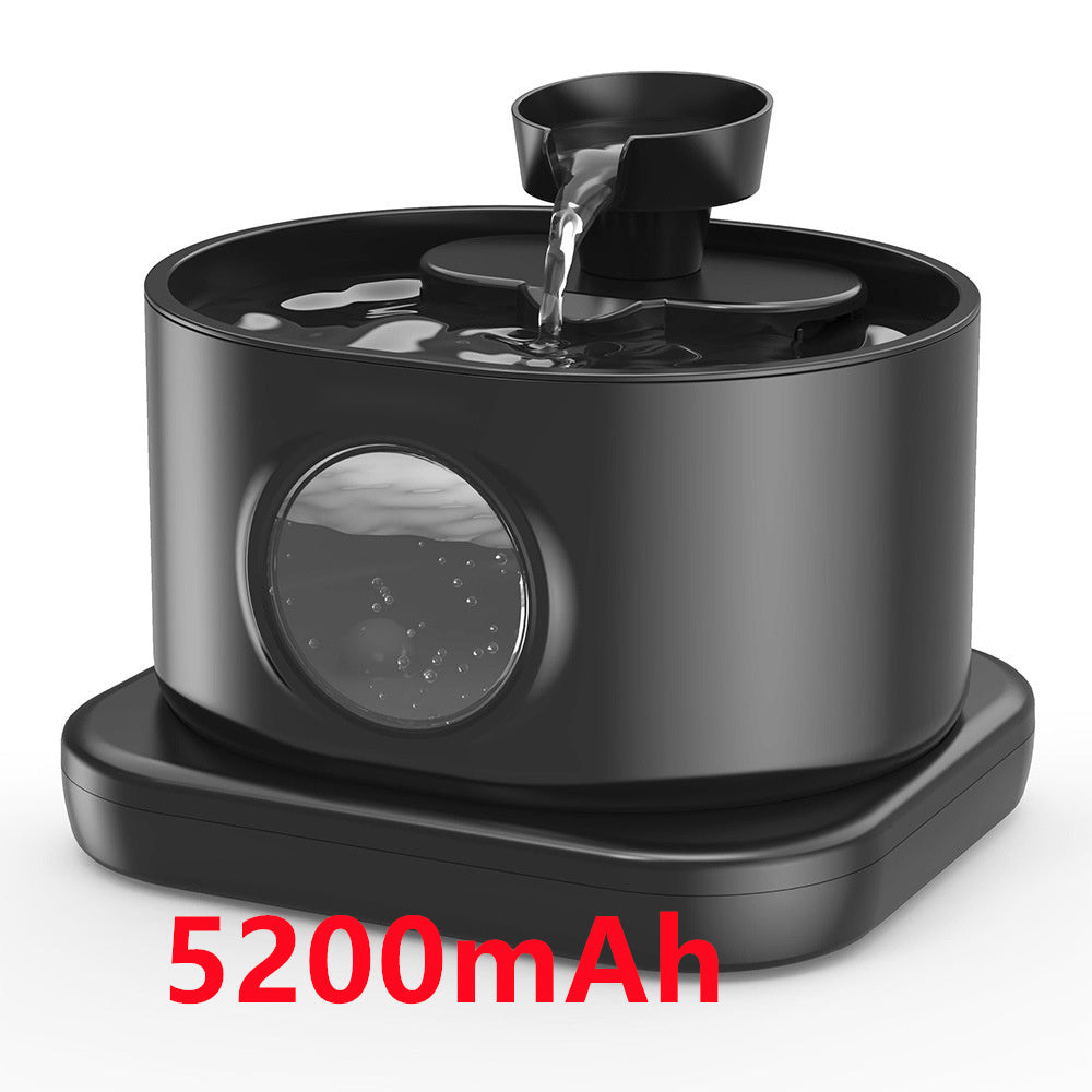 KFX-5440573 Wireless Intelligent 28L Induction Cat and Dog Water Fountain with USB Charging Options