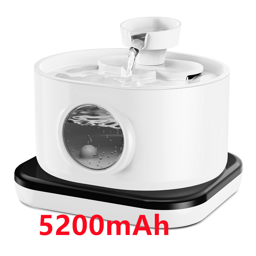KFX-5440573 Wireless Intelligent 28L Induction Cat and Dog Water Fountain with USB Charging Options