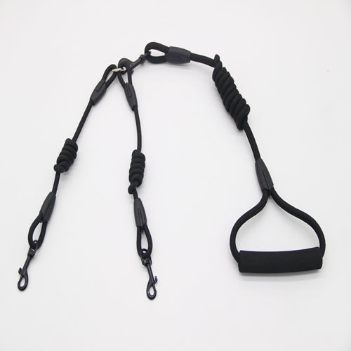 KFX-5444285 Dual Head Dog Walking Training Rope - 1.8m Length, Durable Nylon Material
