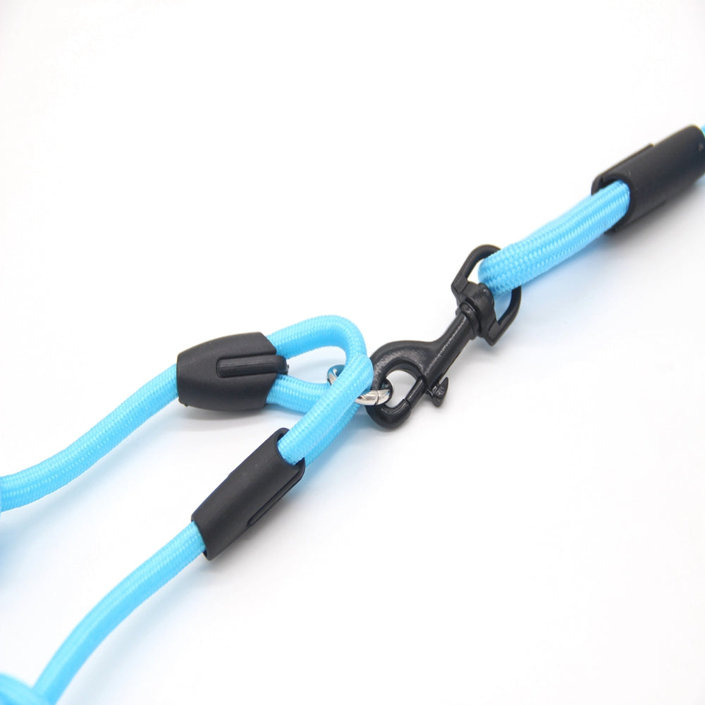 KFX-5444285 Dual Head Dog Walking Training Rope - 1.8m Length, Durable Nylon Material