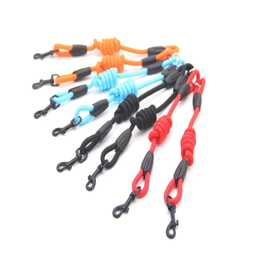 KFX-5444285 Dual Head Dog Walking Training Rope - 1.8m Length, Durable Nylon Material