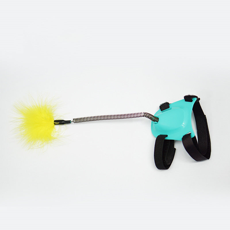 KFX-5445309 Feather Cat Toy Stick for Interactive Play and Stress Relief