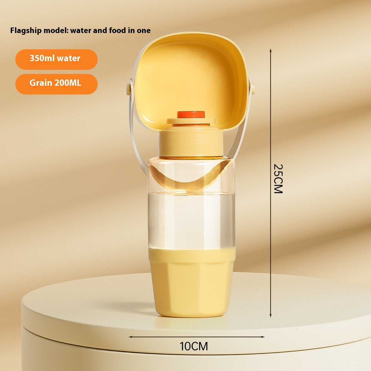 KFX-5446333 Heat-Resistant Grain Storage Cup for Cats and Dogs - Durable Pet Feeding Water Bowl
