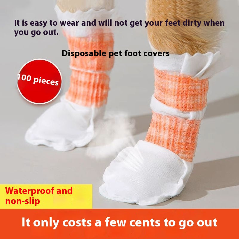 KFX-5447101 Water and Dirt Resistant Slip-On Shoes for Puppies - 20 to 100 Pack Options