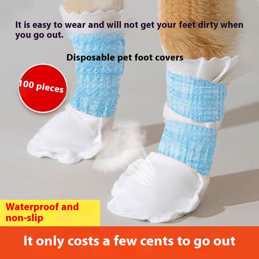 KFX-5447101 Water and Dirt Resistant Slip-On Shoes for Puppies - 20 to 100 Pack Options