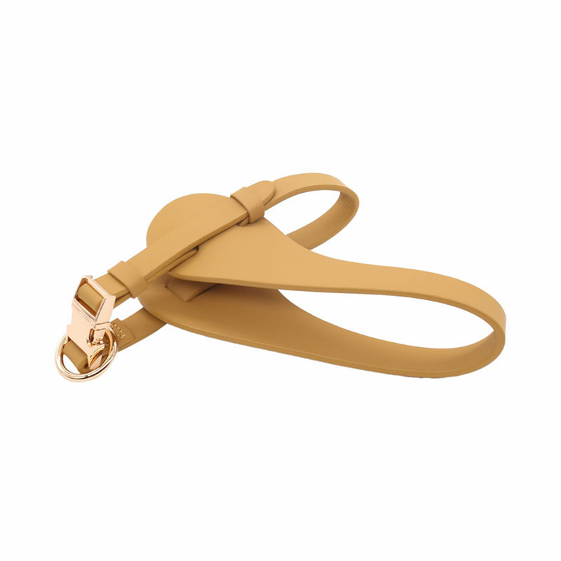 KFX-5450045 Comfortable Super-Fiber Traction Rope for Small to Medium Dogs - Non-Retractable Design in Apricot
