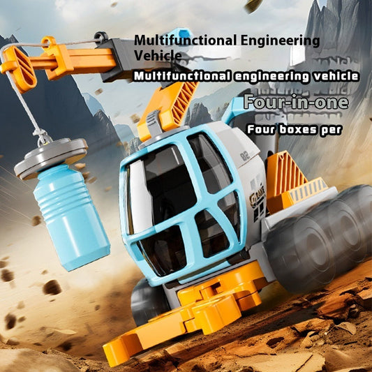 KFX-5451069 4-in-1 Outdoor Microscope and Off-road Vehicle Toy for Intellectual Development - Ages 7-14