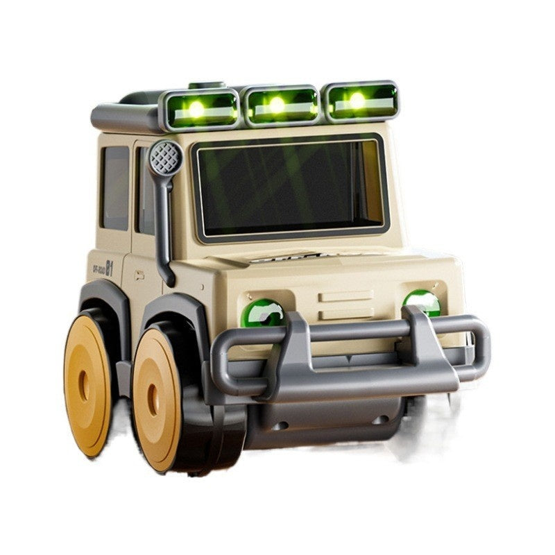 KFX-5451069 4-in-1 Outdoor Microscope and Off-road Vehicle Toy for Intellectual Development - Ages 7-14