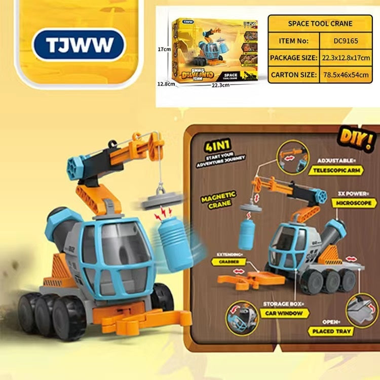KFX-5451069 4-in-1 Outdoor Microscope and Off-road Vehicle Toy for Intellectual Development - Ages 7-14