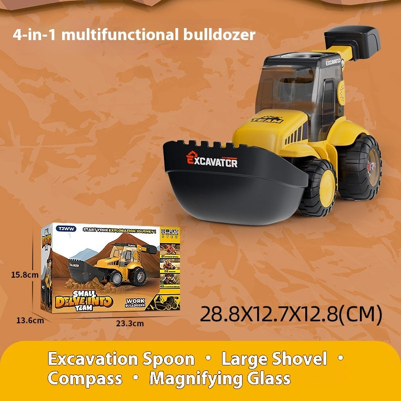 KFX-5451069 4-in-1 Outdoor Microscope and Off-road Vehicle Toy for Intellectual Development - Ages 7-14