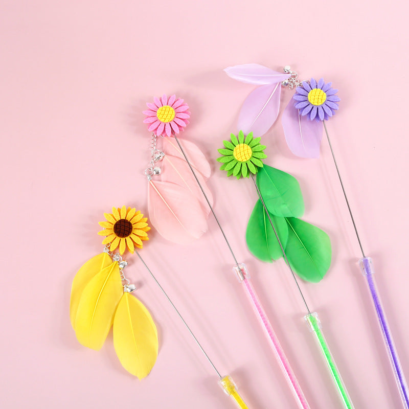KFX-5452221 Daisy Sunflower Cat Accessory Set with Collar and Hat - Multiple Colors Available