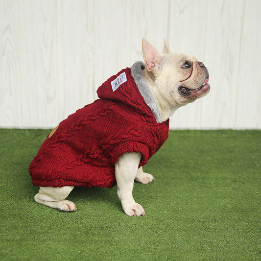 KFX-5454397 Cozy Wool and Fleece Pet Apparel for Warmth and Comfort