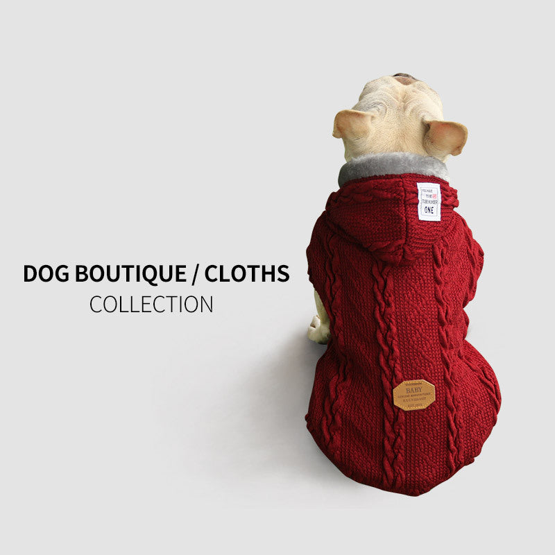 KFX-5454397 Cozy Wool and Fleece Pet Apparel for Warmth and Comfort