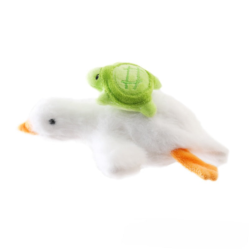 KFX-5455677 Sound Simulation Plush Cat Teaser Toy with USB Charging