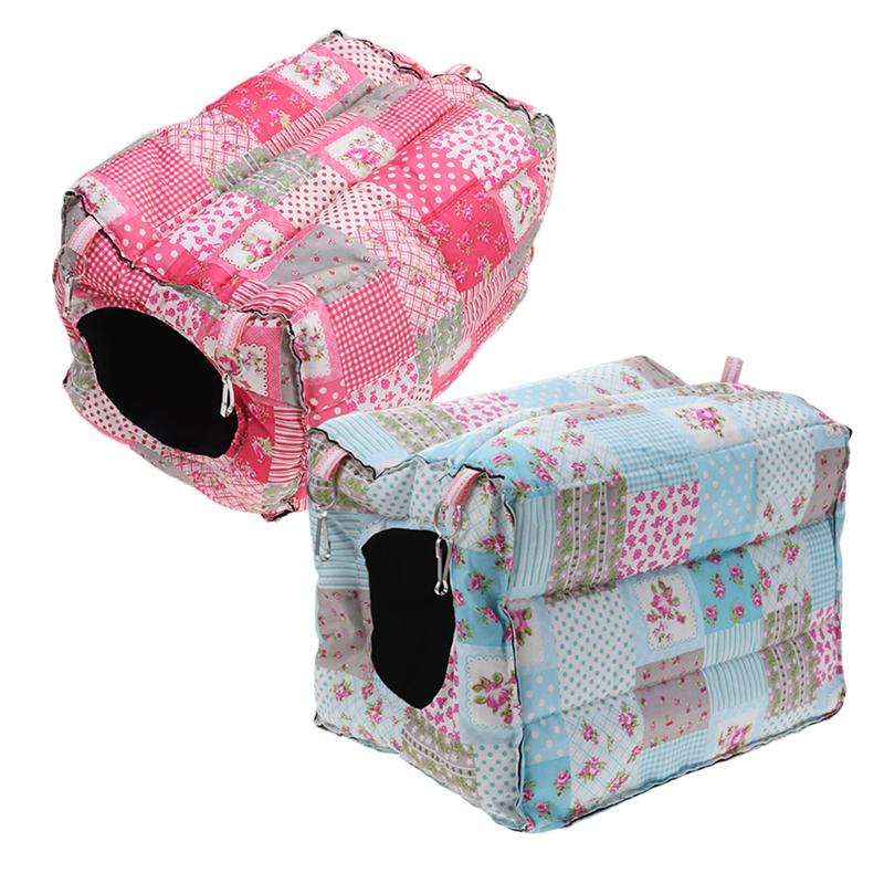 KFX-5456061 Warm Sleeping Nest for Small Pets - Ideal for Chinchillas, Guinea Pigs, and Birds (25x25x22cm)