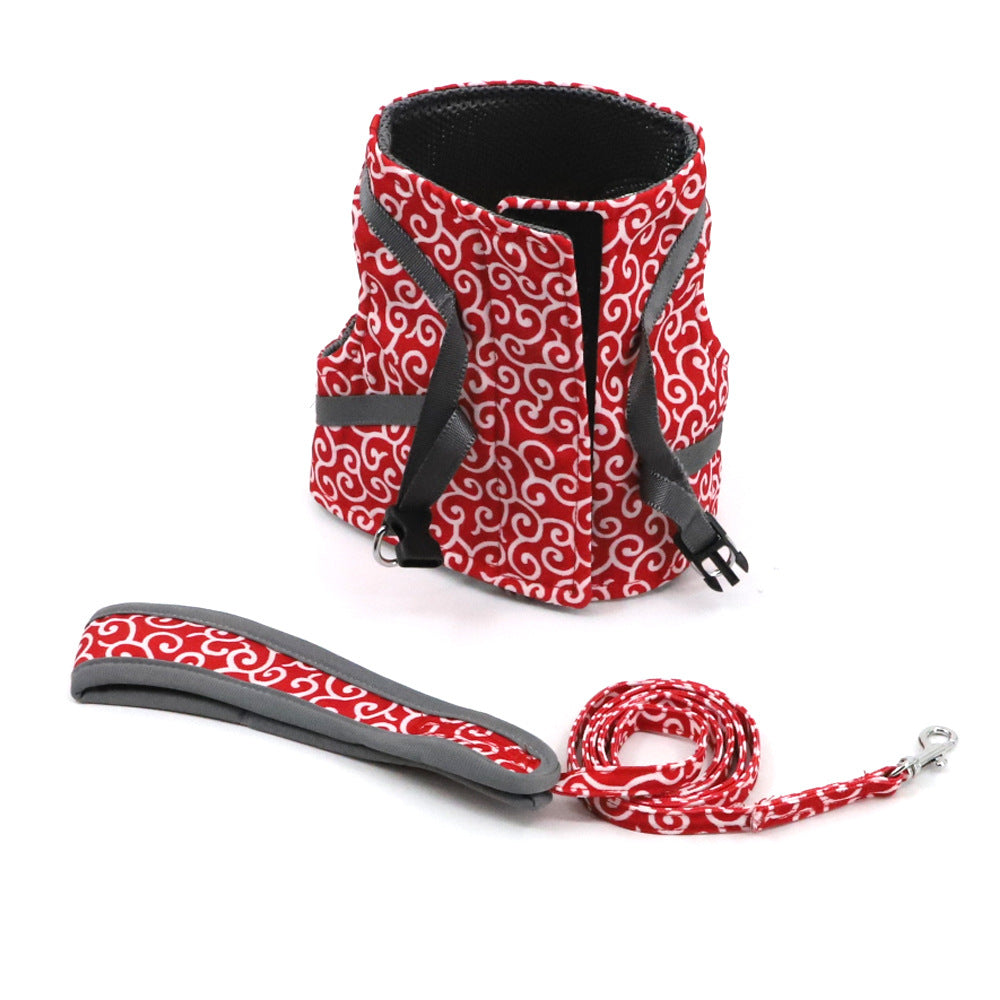 KFX-5457469 Cat Vest with Traction Belt for Optimal Comfort and Control