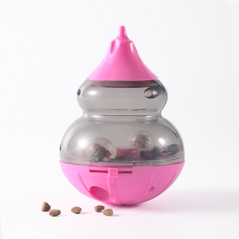 KFX-5459261 Cat Food Dispensing Spinning Tumbler Toy for Dogs and Cats