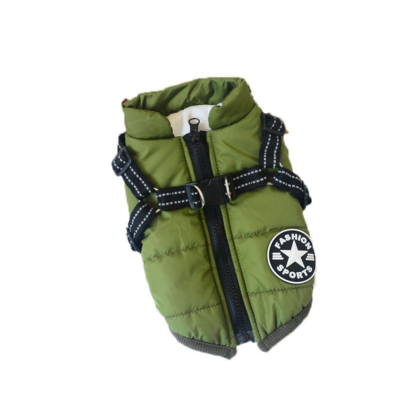 KFX-5461053 Integrated Cotton Vest with Chest and Back Design for Ski Suits - European and American Style