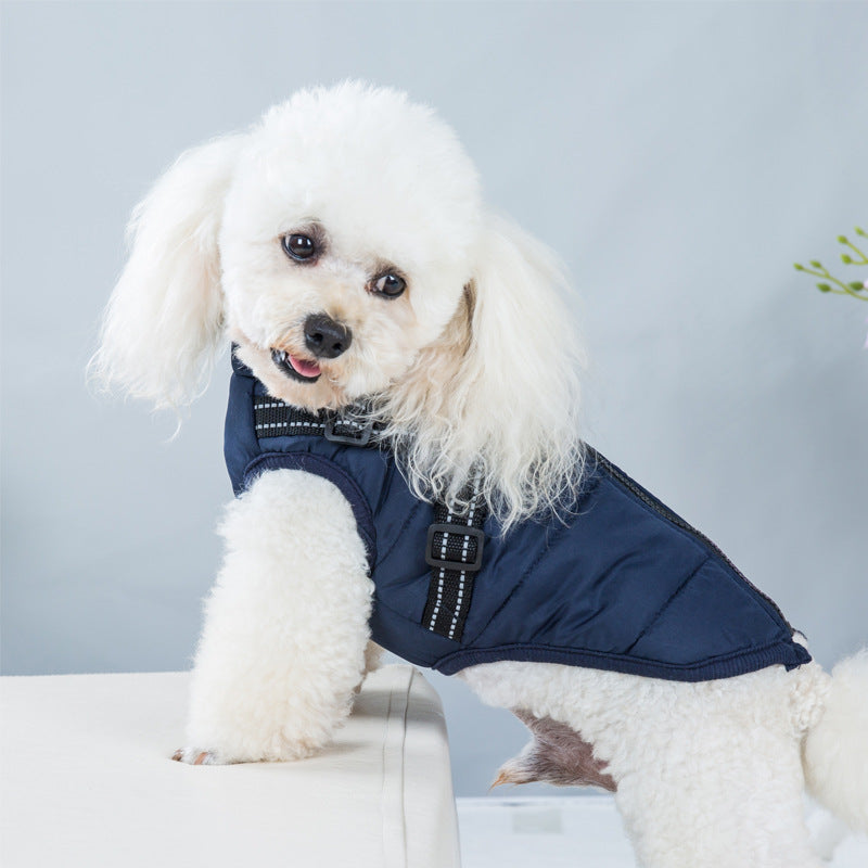 KFX-5461053 Integrated Cotton Vest with Chest and Back Design for Ski Suits - European and American Style