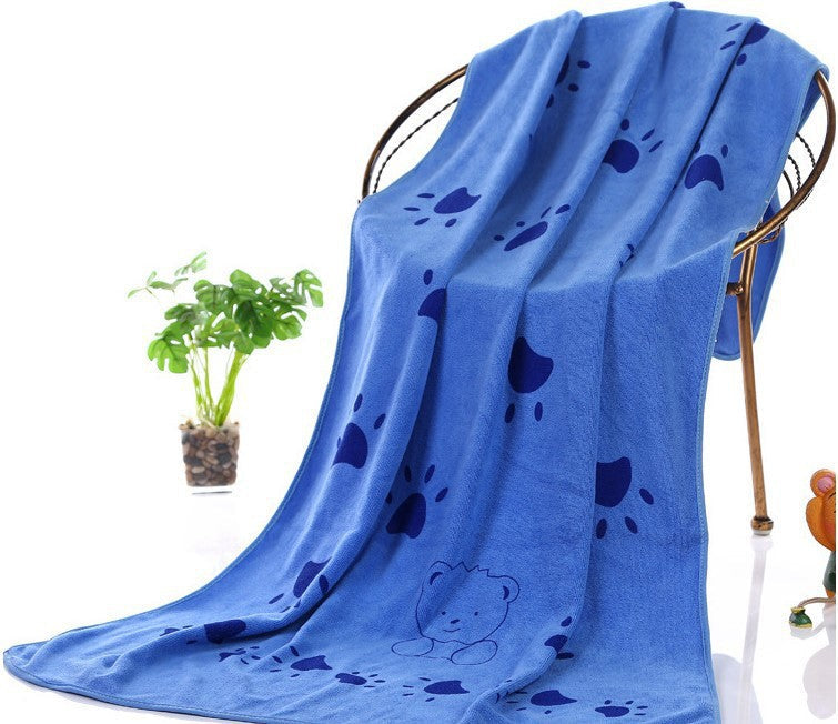 KFX-5461437 Super Absorbent Microfiber Nano Dog Bath Towel - Soft, Washable, 140x70 cm