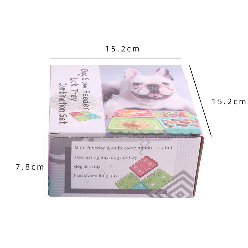 KFX-5461949 Portable Anti-Choking Slow Feed Bowl for Cats and Small Dogs
