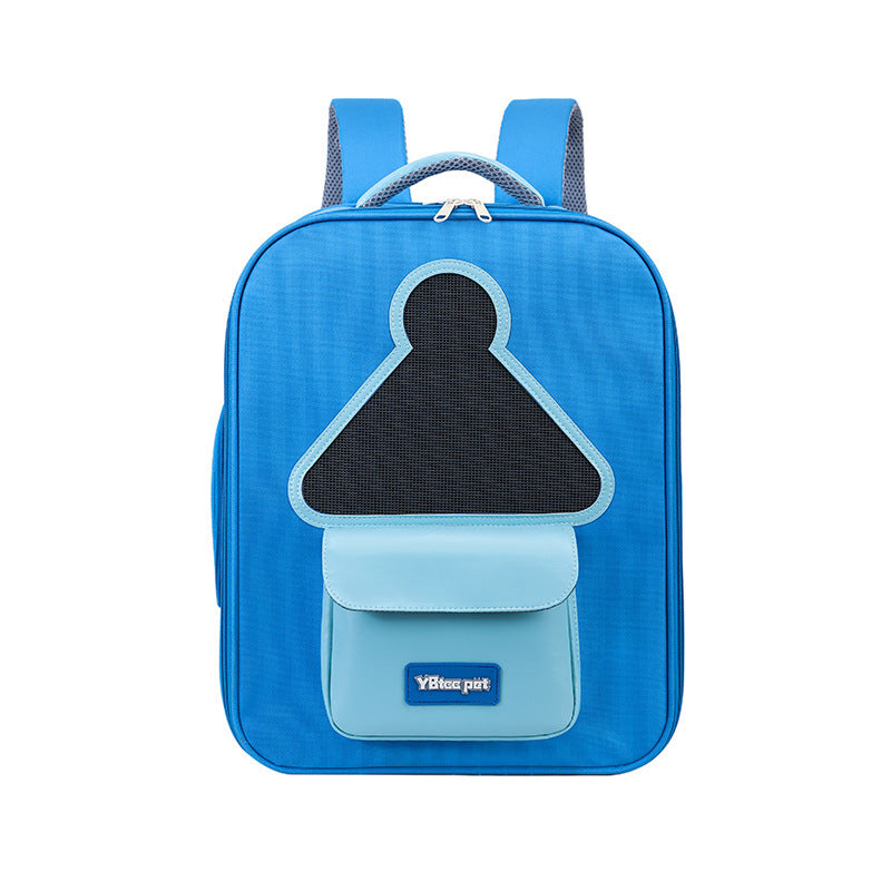 KFX-5463997 Portable Nylon Cat Travel Bag - Medium Soft Pet Carrier in Gray, Khaki, Blue, Green, Up to 9kg Capacity