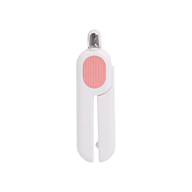 KFX-5465021 Pet Nail Clippers with LED Light and Integrated Grinder for Safe and Effortless Trimming