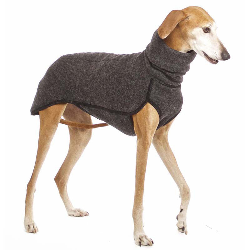 KFX-5465917 Winter Warm High Collar Pet Coat for Medium to Large Dogs, Fleece Pullover for Comfort and Style