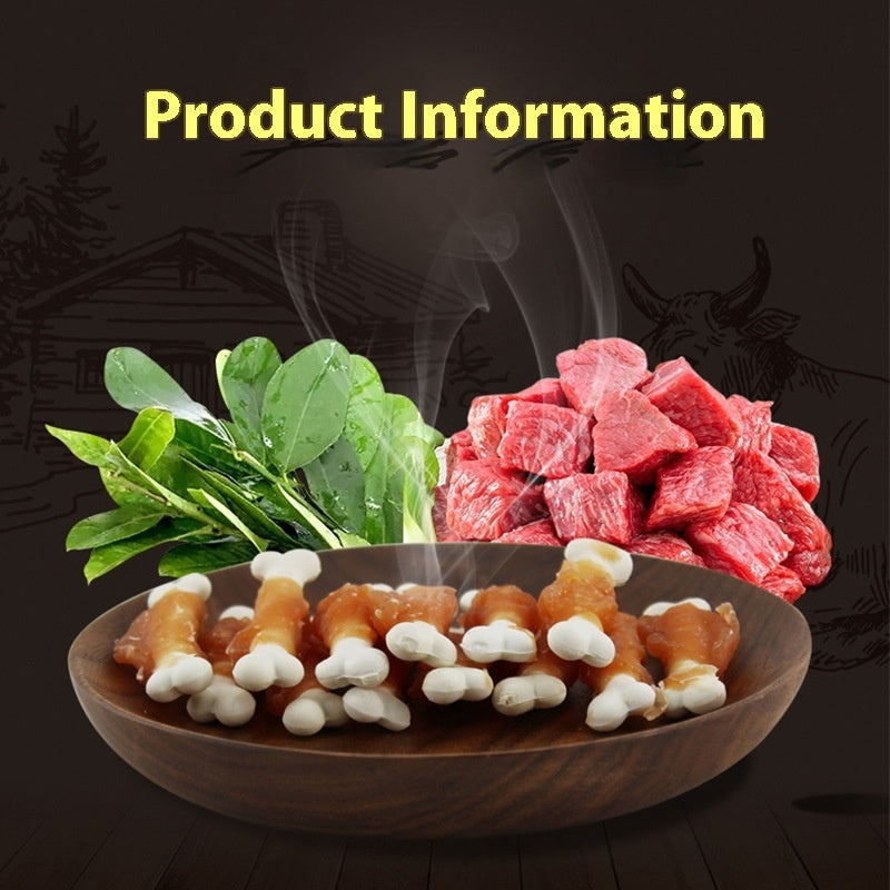 KFX-5467581 Chicken-Wrapped Milk Bones for Dogs, 400g Pack - Natural Ingredients and Nutritional Snack