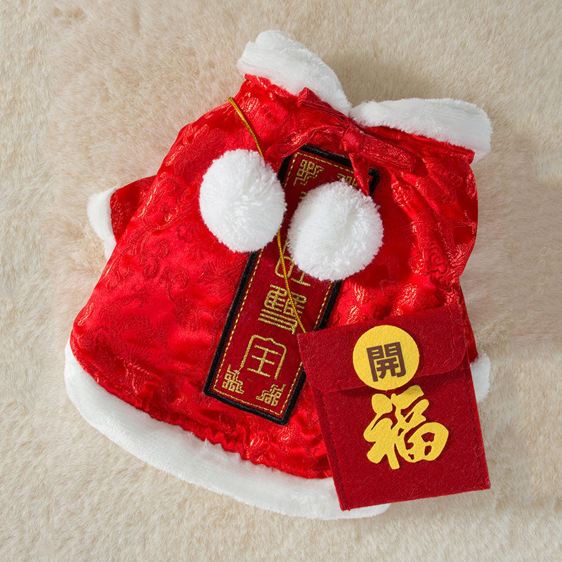 KFX-5468093 New Year Festive Two-Legged Pet Clothing for Small Dogs and Cats