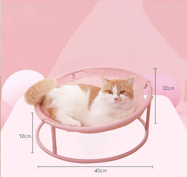KFX-5469117 Cozy Pet Hammock for Cats - Beige and Pink Winter/Spring Models, Double Layer Option Available