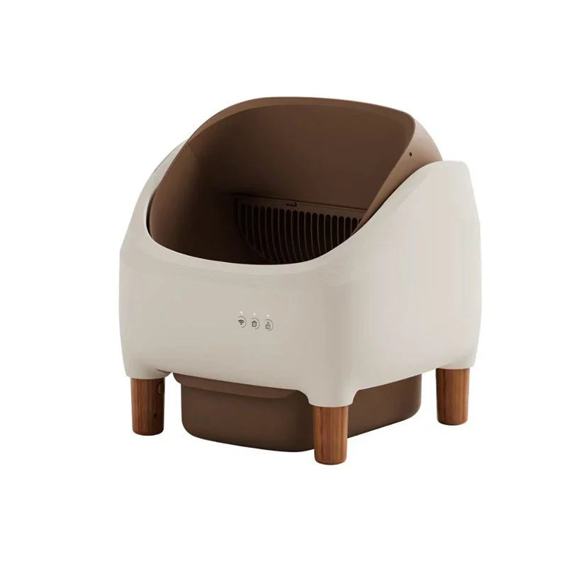 KFX-547091 Automatic Smart Cat Litter Box with Odor Control and Fresh Air Purification