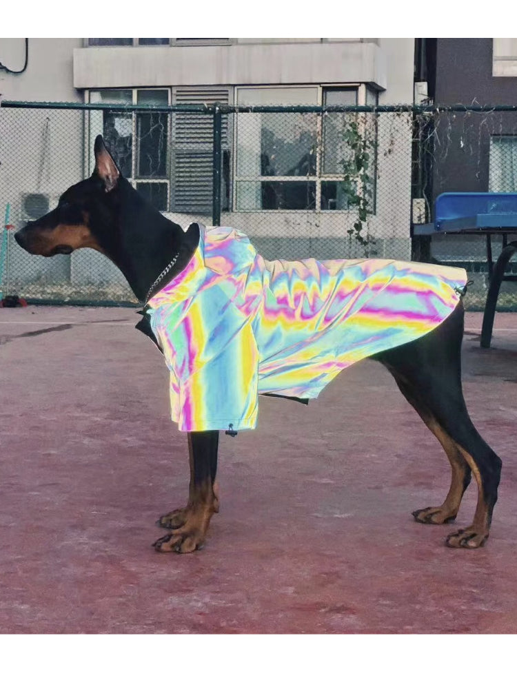 KFX-5471677 Reflective Microcrystalline Dog Apparel - Waterproof, Windproof, Wear-Resistant, Size S-4XL