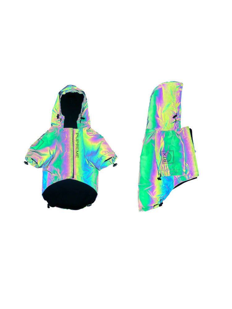KFX-5471677 Reflective Microcrystalline Dog Apparel - Waterproof, Windproof, Wear-Resistant, Size S-4XL