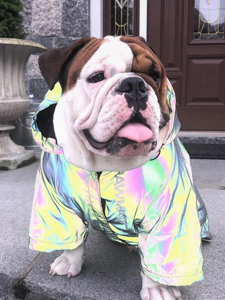 KFX-5471677 Reflective Microcrystalline Dog Apparel - Waterproof, Windproof, Wear-Resistant, Size S-4XL