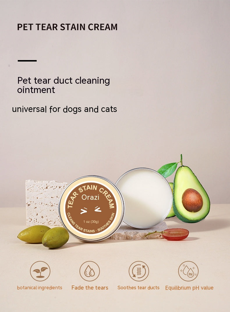 KFX-5475133 Tear Gland Repair Cream for Dogs - Moisturizing Formula with Natural Oils, 30g