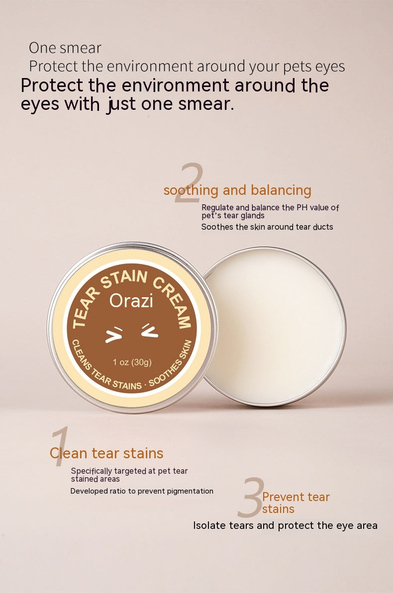 KFX-5475133 Tear Gland Repair Cream for Dogs - Moisturizing Formula with Natural Oils, 30g