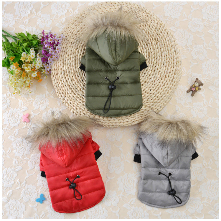 KFX-5477437 Cotton Pet Down Jacket for Comfort and Dryness