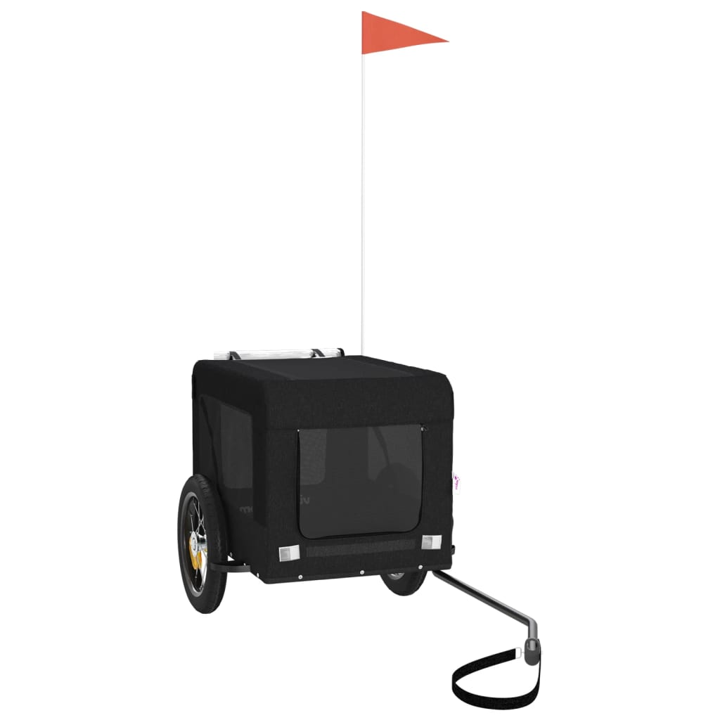 KFX-5478717 Pet Bicycle Trailer with Oxford Fabric & Iron Frame for Comfortable Travel
