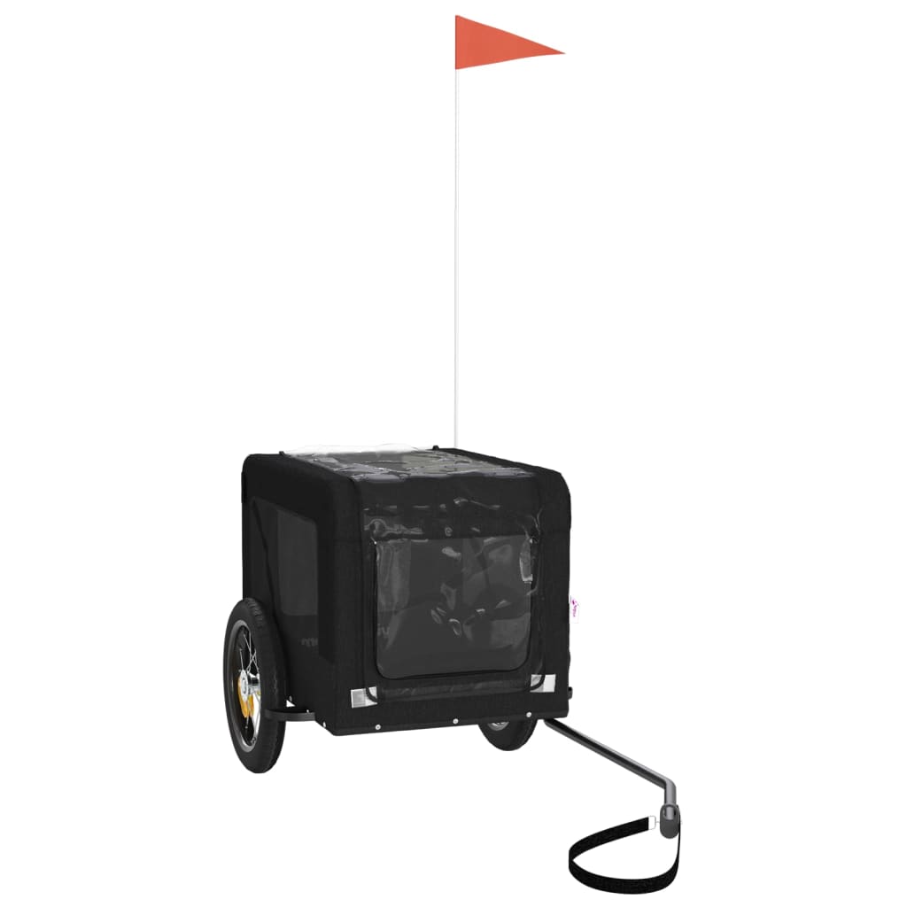 KFX-5478717 Pet Bicycle Trailer with Oxford Fabric & Iron Frame for Comfortable Travel