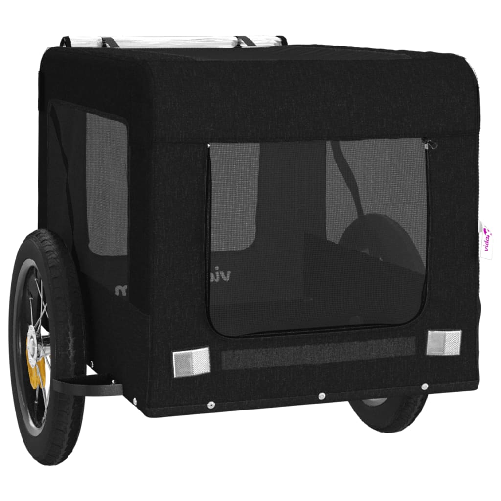 KFX-5478717 Pet Bicycle Trailer with Oxford Fabric & Iron Frame for Comfortable Travel